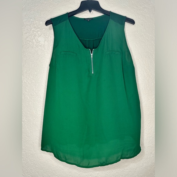 Papermoon Tank Top - Green Size 2X - Picture 1 of 4